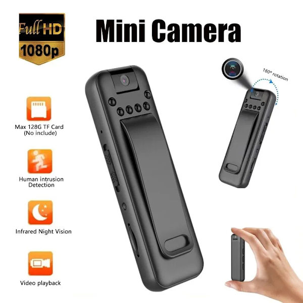 Multi funktion Sport DV Kamera Röst Video Inspelare Mikro Cam Klipp Body Kamera