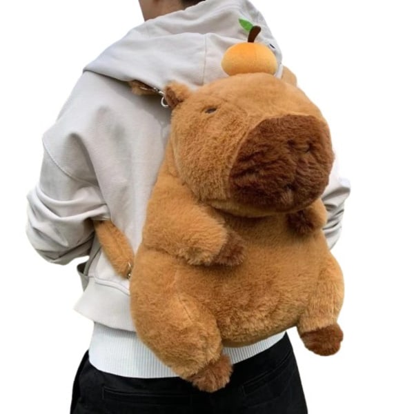 Plysch ryggsäck mode plushie docka päls väska barn's väska axel väska mini ryggsäck