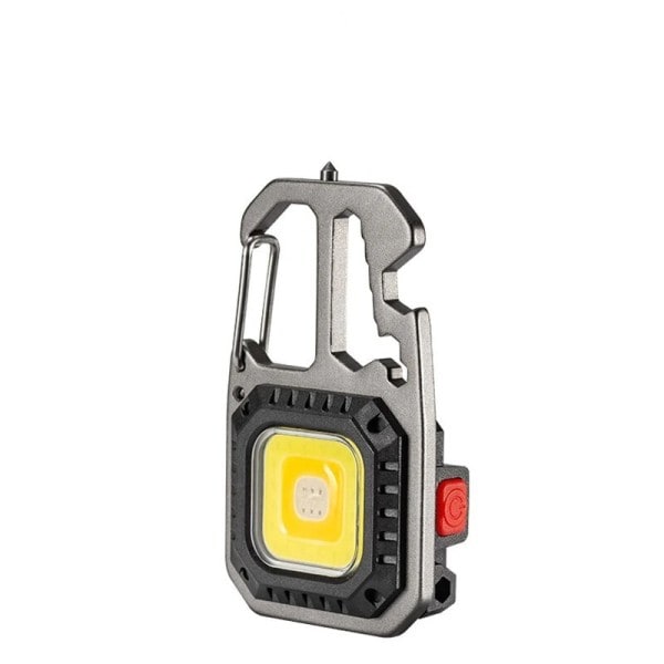 LED Bärbar Nyckelring Ficklampa Utomhus Camping COB Arbete Ljus Nödbelysning Belysning