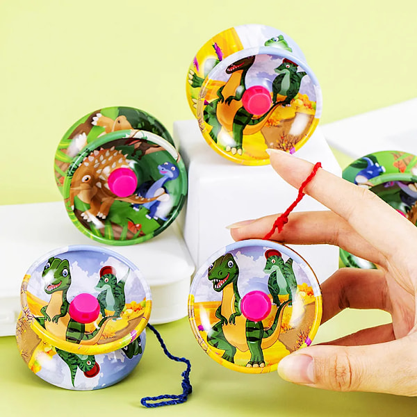 10 st Dinosaurie Yo Yo Pojke Toy Barn Födelsedag Jul Fest favoriter