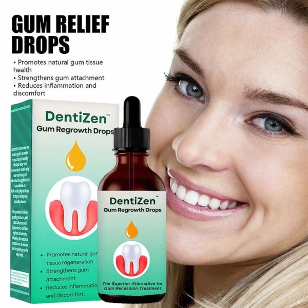 30ml Dentizen Gum Återväxt Droppar Lättande Munn Periodontal Gum Smärta Behandling