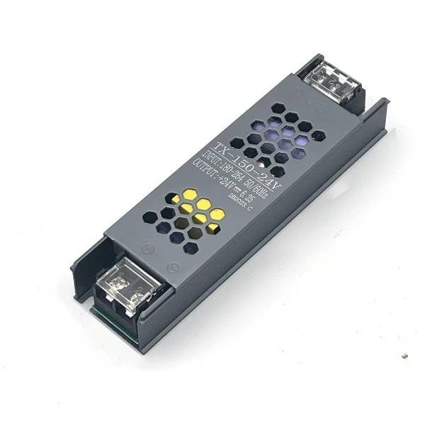 Ultra tynd lys transformatorer 220V til DC 24V strømforsyning adapter