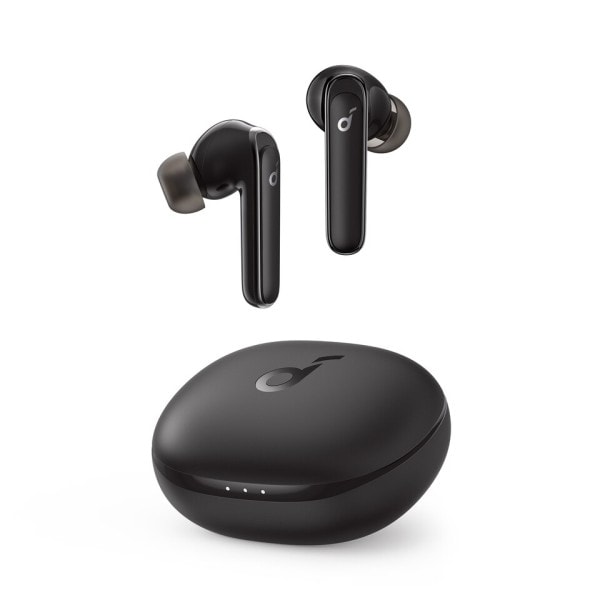 P3 Støj Annullerende trådløse Earbuds, bluetooth øretelefoner, Thumping Bas, 6 Mics for Clear Calls