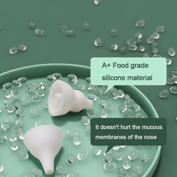 Elektrisk Næseabsorber Silent Baby Obstruktion Rhinitis Cleaner Nasal Aspirator