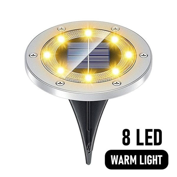 16 LED Aurinko Nurmikon Valot Maa Ulkona vedenpitävä Aurinko Puutarha Sisustus lamput