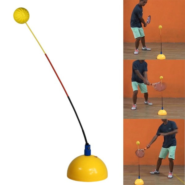 Bärbar Tennis Tränare Utrustning Rebound Träning Träning Verktyg
