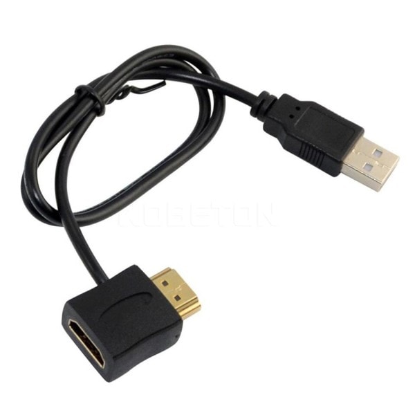 HD Port HDMI-kompatibel Hann Til Hunn HDMI-kompatibel Adapter Konverter Konnektor