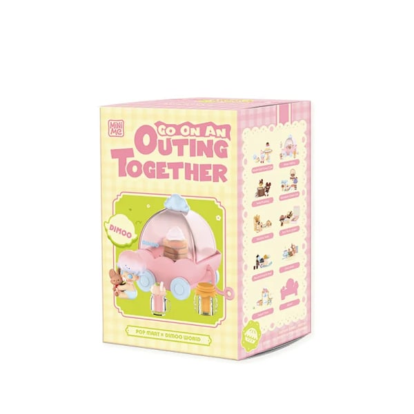 Dimoo Go On An Utgonging Together Series Söt Mystery Box  Blind Box