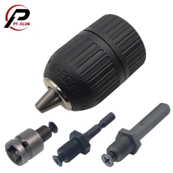 Precis Keyless Drill Chuck Converter 1/2"-20UNF Thread Quick Change Adapte