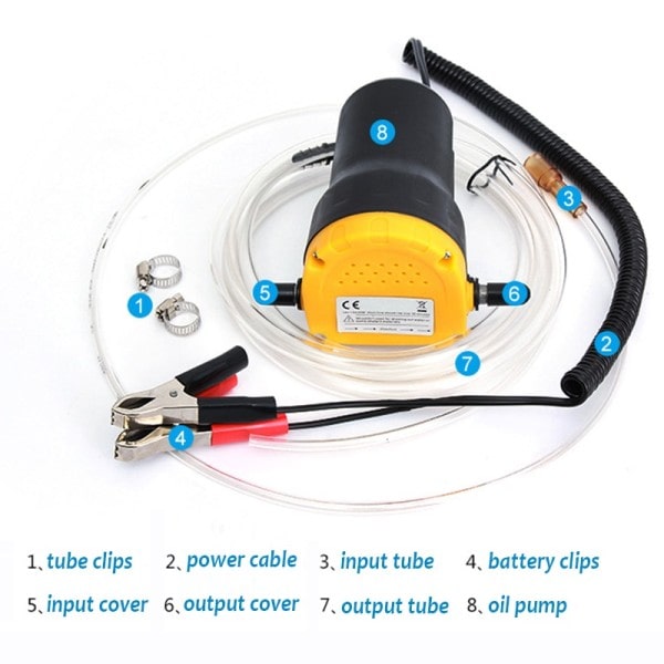 12V sähkö auto öljy pumppu raaka öljy neste pumppu imuri siirto moottori imu pumppu