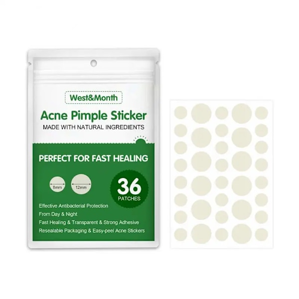 Acne Pimple Patch Osynlig Vattentät Absorbera Pus Acne Pimple Remover Verktyg Acne Cleaner