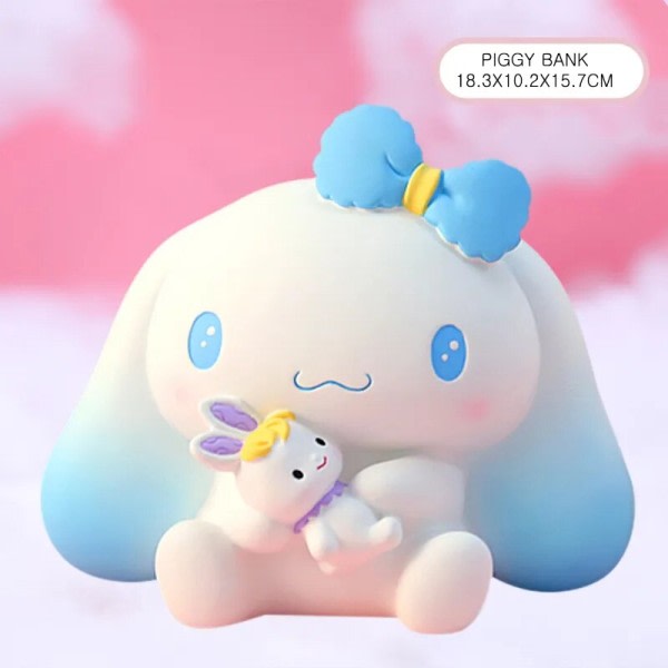 Sanrio Pompompurin Series Ornament Piggy Bank Children's Toy Kawaii Doll Modell Anime Night Light