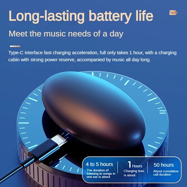 Näkymätön Sleep Langaton Kuulokkeet TWS Bluetooth 5.3 Kuulokkeet Piilotetut nappikuulokkeet IPX5 Vedenpitävä melu Vaimennus Urheilu kuulokkeet