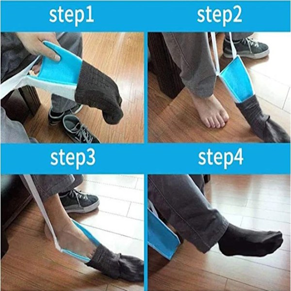No Bending Sokk Aid Device For Seniors Disabled Gravid Sokk Helper Aid Tool