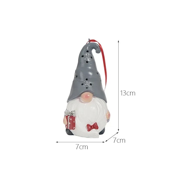 Lightening Dværg Figuriner Jule Træ vedhæng Jule Gnome Dråbe Ornamenter