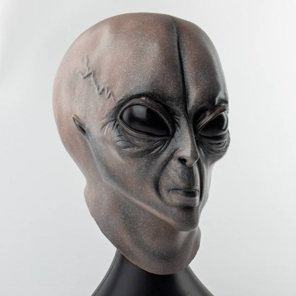 Alien Skull Maske Cosplay Rædsel Latex Masker Hjelm Fest kostume