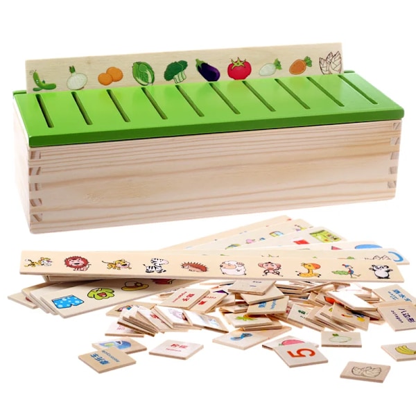 Montessori Tidlig Pedagogisk Puslespill Leker Barn Intelligens Læring Puslespill