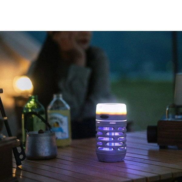 Camping Elektrisk Chock Myggdödare Lampa Utomhus Strålkastare Insektsdödare Repellent