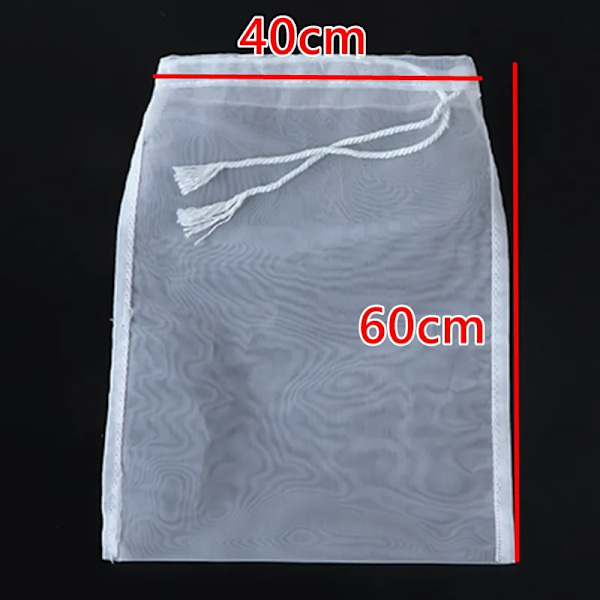 Mjölk vin filter påse nöt mjölk påse te kaffe olja yoghurt filter nät nät kök mat återanvändbar nylon filter