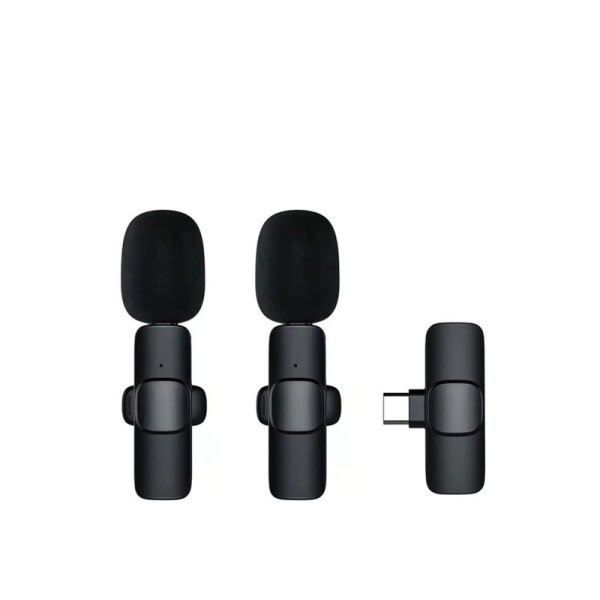 Langaton Lavalier mikrofoni kannettava ääni video tallennus mini mikrofoni iPhonelle Android live lähetys pelaaminen puhelin mikrofoni