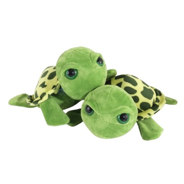 1 stykker Skildpadde Plys Legetøj Store Øje Grøn Plysj Dukke Fyld Dyr Skildpadde Legetøj