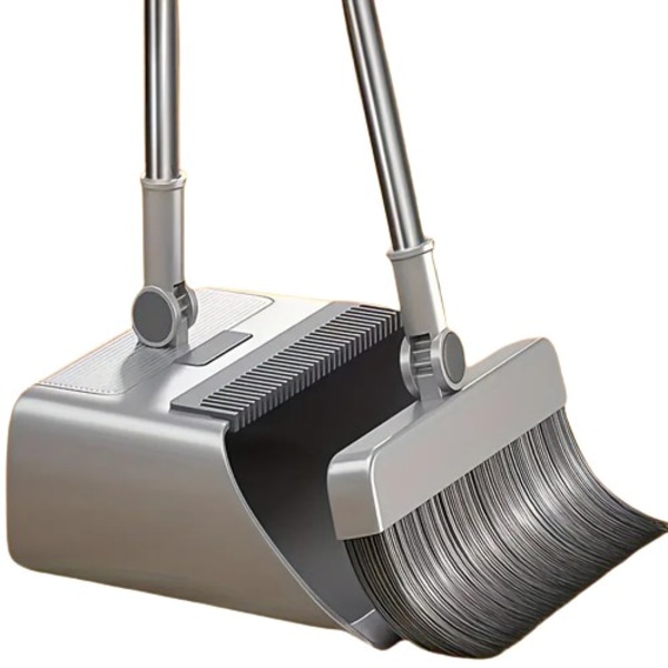 Kvast Dopskanna Golv Borste Set Inomhus Non-stick Hår Kvast Långt skaft Kvast Med Stå Up Dopskanna Kombo Set