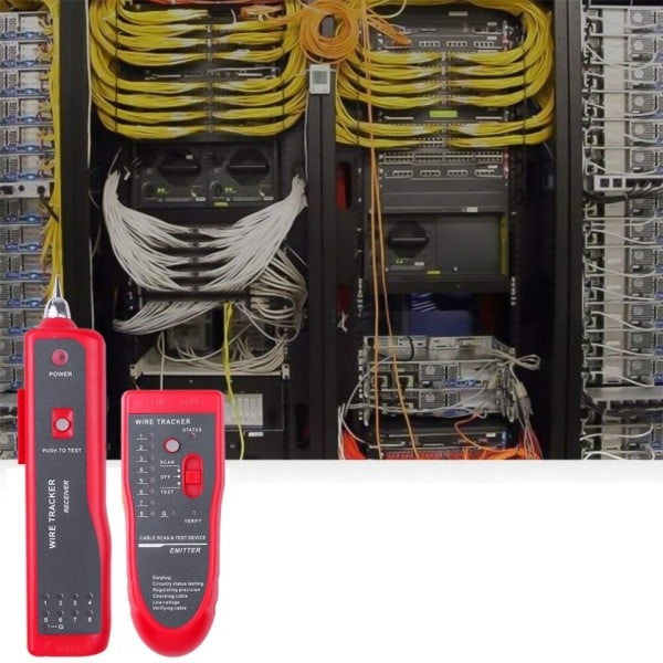 Ethernet LAN Netværk Kabel Tester RJ11 RJ45 Cat5 Cat6 Telefon Wire Tracker Tracer Toner