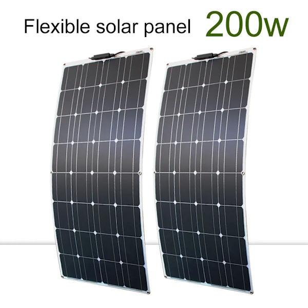 Solpanel kit och 300w 200w 100w flexibla solpaneler