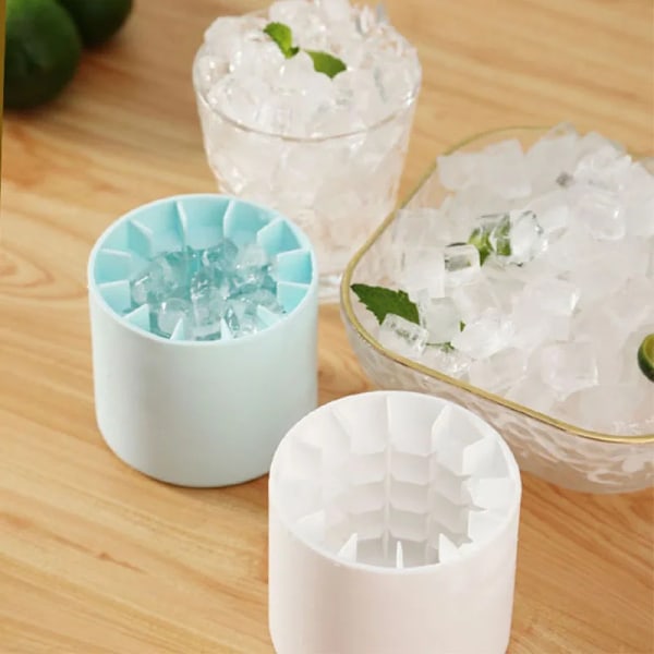Silikon Is Kub Mögel Rund Is Hink Sommar Hemlagad Gör-det-själv Kylskåp Frys Ismaskin Kreativ Is Kub Mögel Barware Verktyg