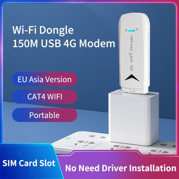 Mobil USB 4G LTE Modem Trådløs Dongle Wifi Router