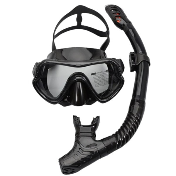 Dykning Spejl Åndedræt Tube Set Silicone Ansigt Spejl Svømning Ubåd Maske