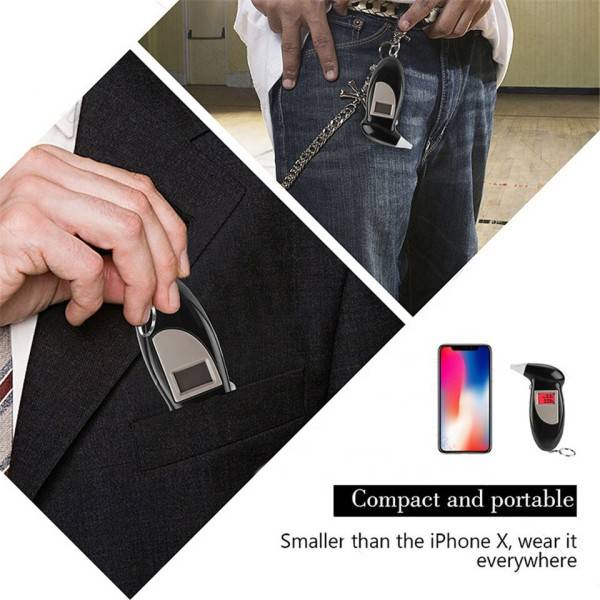 Professionell Digital Breath Tester Breathalyzer Alkohol Breath Tester Alkohol Detektor Lcd Detektor