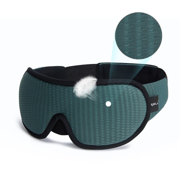 3D Maske til Søvn Øje Maske Lys Blockout Blød Polstret Sovende Maske