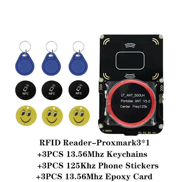 512M RFID Card Reader IC/ID Key Writer NFC 5.0 Smart Chip Copier Programmer Kit