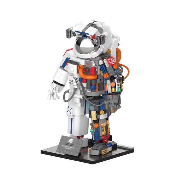 3D halvkropp robot rymd astronaut modell leksaker robot rymdman bygge block