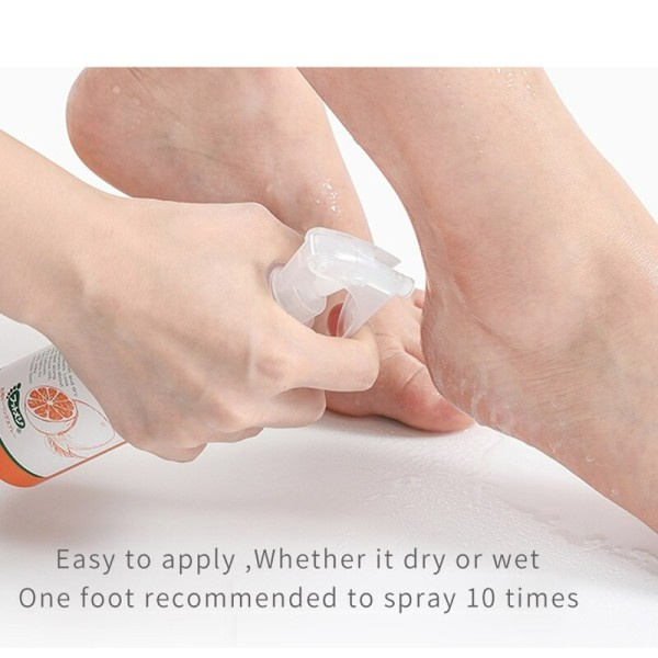 Kosmetikk Fot peeling Spray Naturlig Orange Essence Pedikyr Hender Dead Skin Exfoliator