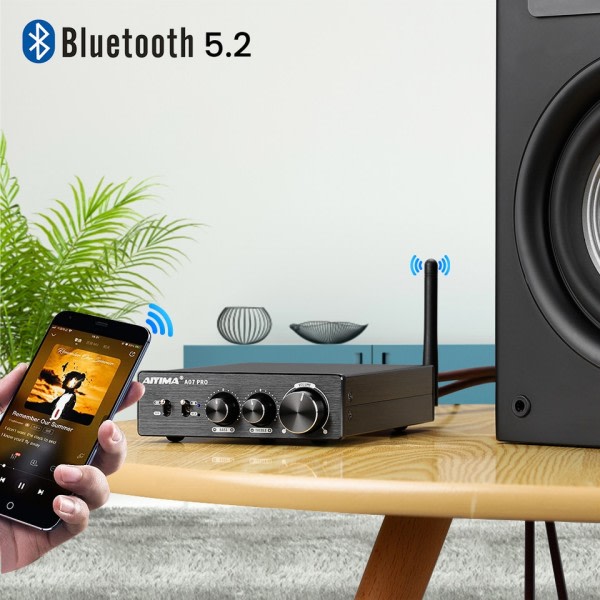 Bluetooth förstärkare ljud APTX HD TPA3255 Hifi Stereo Ström förstärkare