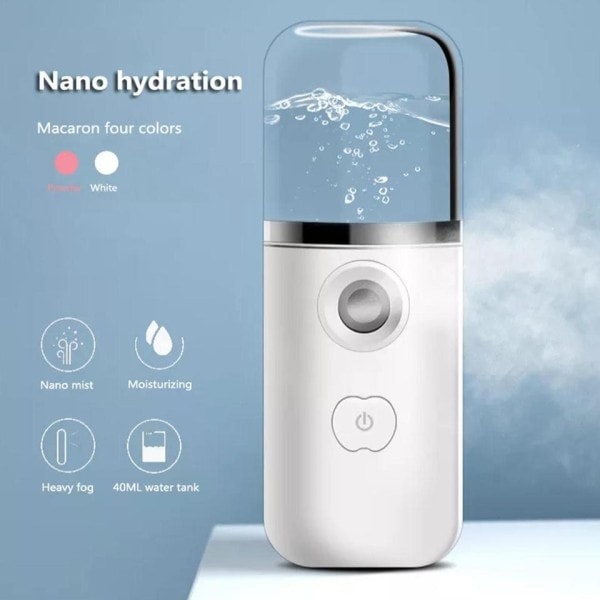 40ml Bærbar Genopladelig Små Trådløs Nano Personlig Ansigtssprøjte Køl Tåge Maker Fogger Fugter
