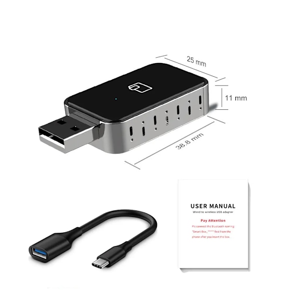 Trådløs CarPlay Android Auto Trådløs Adapter