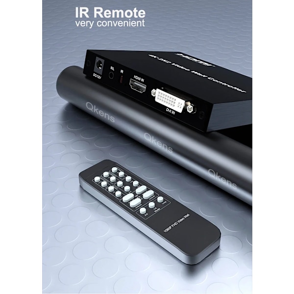 4K 30hz 2x2 DVI HDMI Video Wall Controller Multi-screen Splicing Box