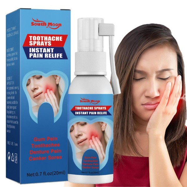 Tann Smerter Lettelse Behandlinger Spray Tannpine kurer tenner råte fjerner Periodontitt rens