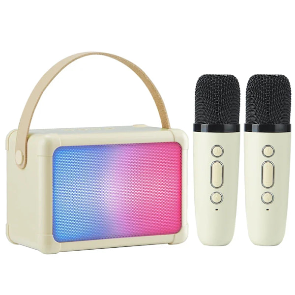 Kannettava Bluetooth kaiutin koti karaoke koneet mikrofonilla kompakti kämmenlaite karaoke mikrofoni Bluetooth kaiutin