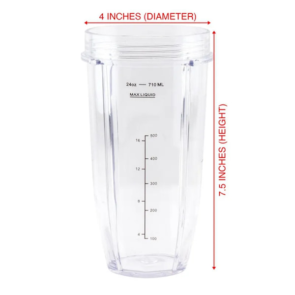 Blender Ersättningsdelar För Ninja 24Oz Cup 7 fenor Extractor Blade För Nutri Ninja Auto IQ BN801