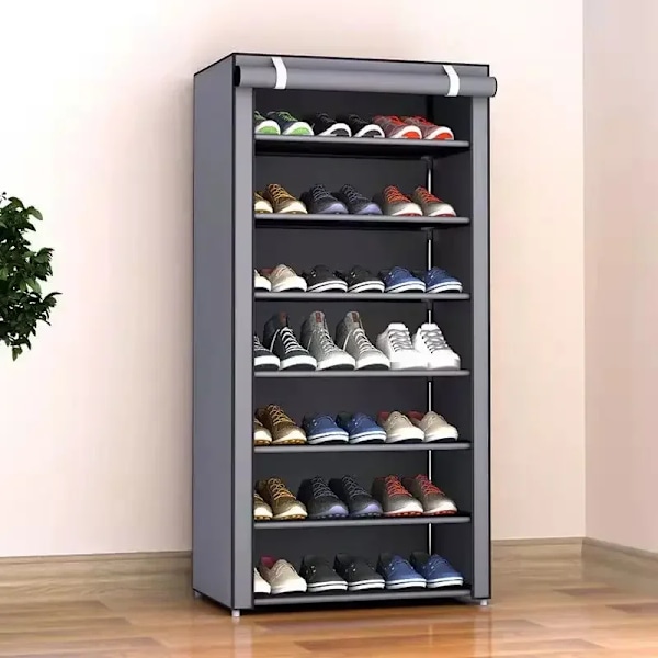 Flerlags Sko Rack Organizer Støvtæt Sko skab
