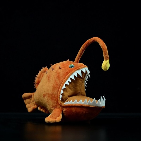25 cm original blød realistisk lanterne fisk plys legetøj