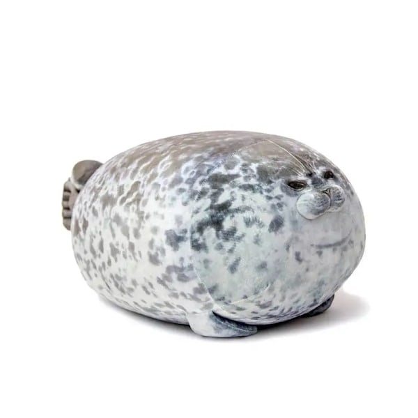40 cm Angry Blob Seal Pute Chubby 3D Novelty Sea Lion Dukke Plysj Fylt Leketøy
