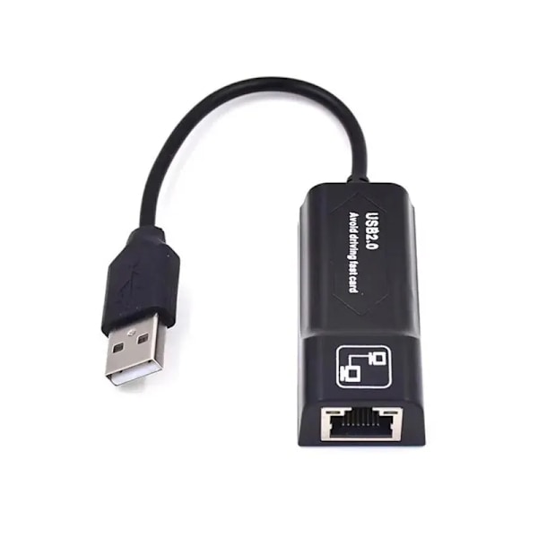 USB2.0 Till RJ45 Nätverk Kabel Adapter 100Mbps Trådbundet Nätverk Kort Extern Enhet Gratis Nätverk Kort För Dator Anteckningsböcker
