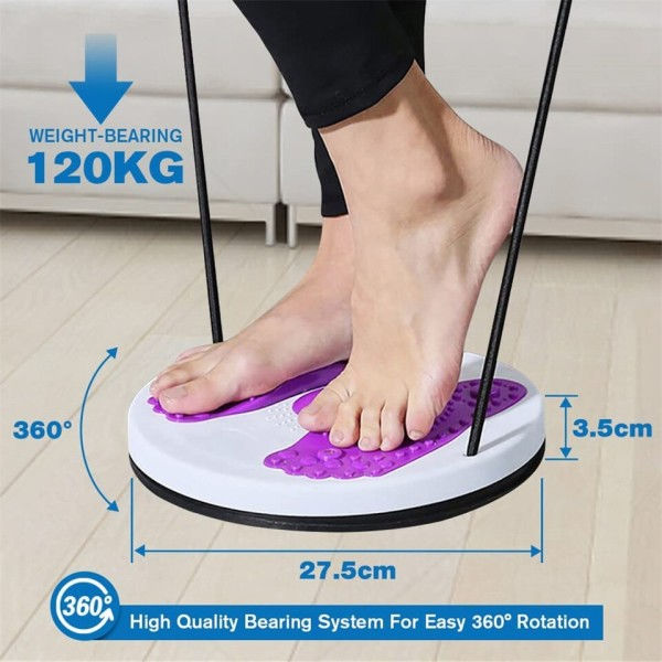 Talje vridning disk unisex talje træner sundhed tynd talje motionist twist bræt motion fod massage plade