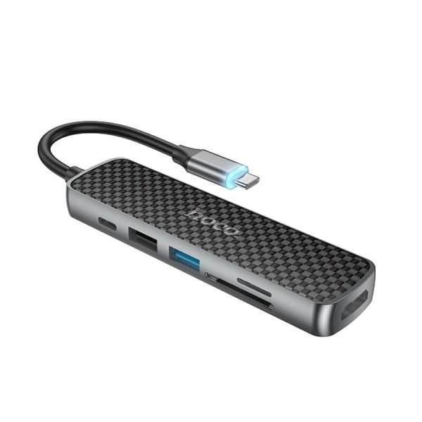 USB C HUB 4K 30Hz tyyppi C to HDMI 2.0 RJ45 USB 3.0 PD 60W sovitin