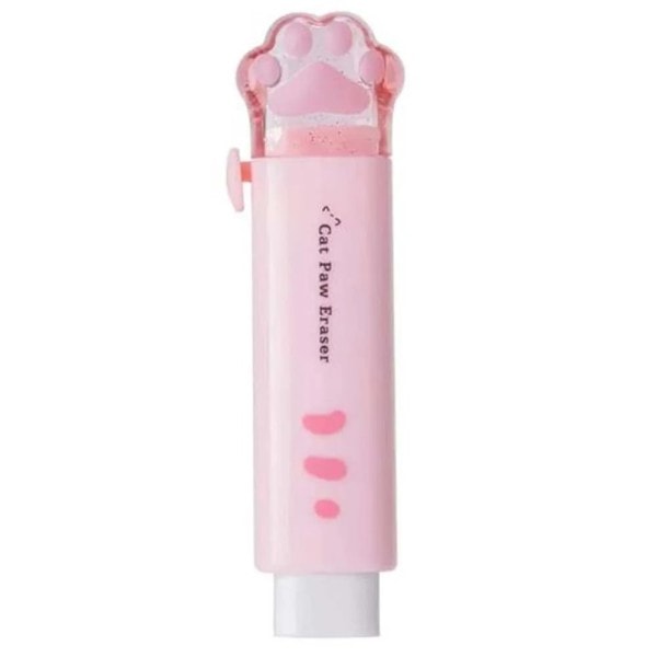 Kawaii Push-pull Design Cat Paw Gummi Viskelædere